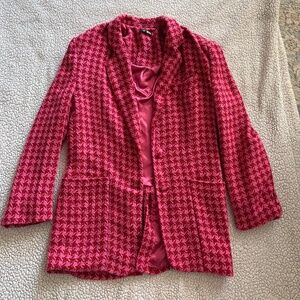 Pink and red blazer